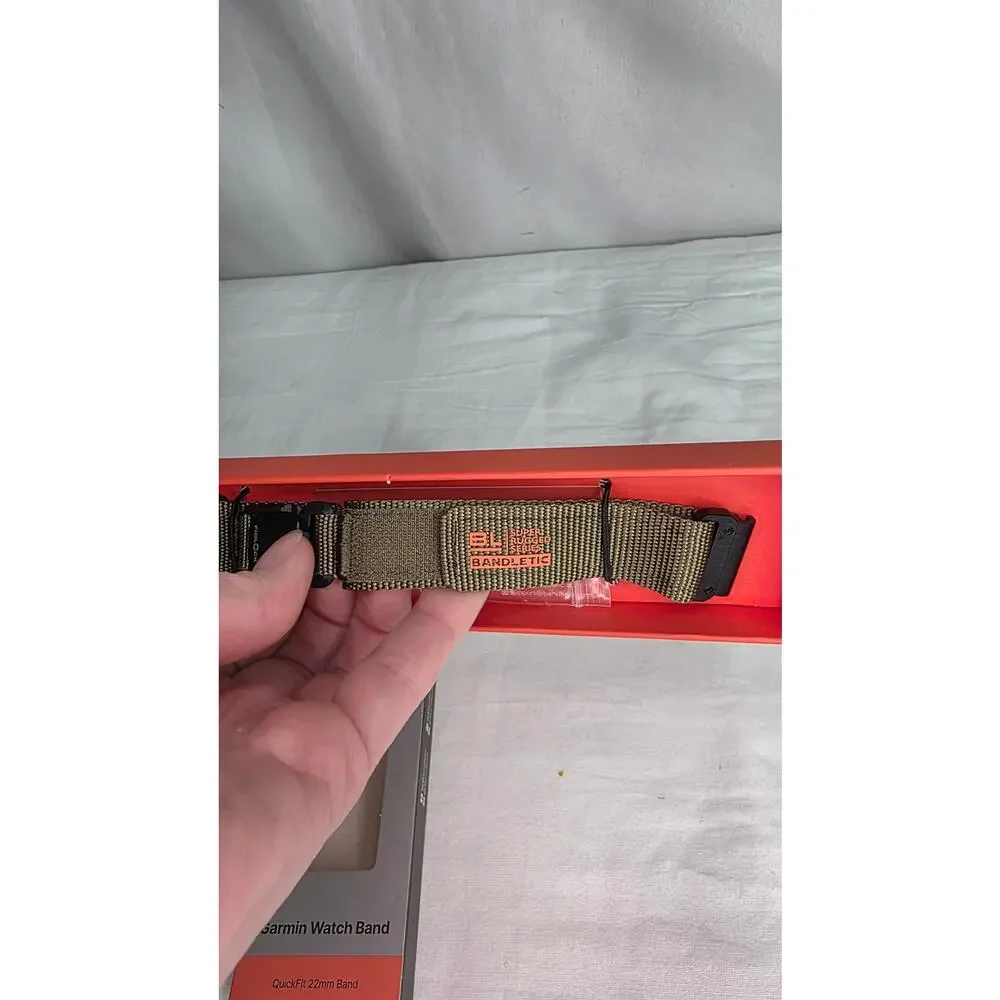 Bandletic 22mm Nylon Watch Band Magnetic Fidlock Buckle Strap Quick Fit